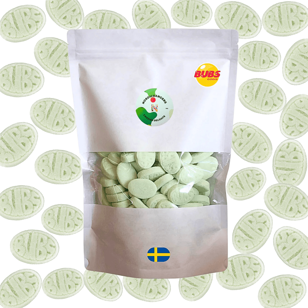 Swedish Candy - Bubs Cool Fruity Pear - Nordicbangers