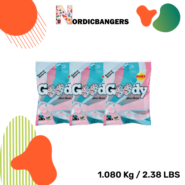 Swedish Candy - Bubs Goody Raspberry/Blueberry - Nordicbangers