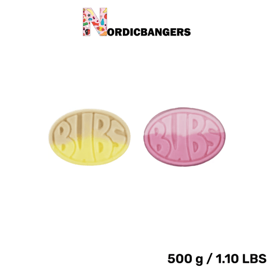 Swedish Candy - Bubs Mix Bag - Wild Strawberries/Pomegranate - Banana - Nordicbangers