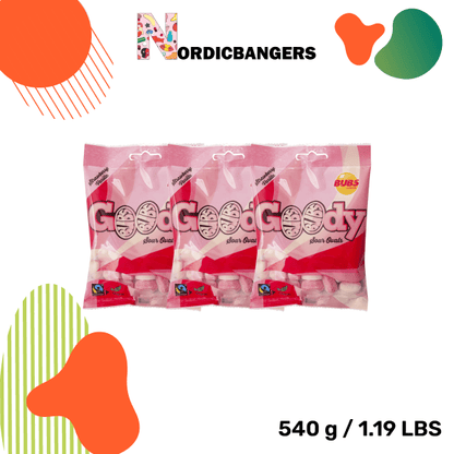 Swedish Candy - Bubs Strawberry/Vanilla Goodie - Nordicbangers