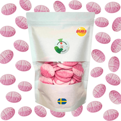 Swedish Candy - Bubs Wild Strawberry/Pomegranate - Nordicbangers