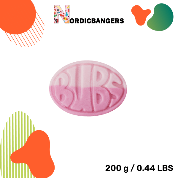 Swedish Candy - Bubs Wild Strawberry/Pomegranate - Nordicbangers