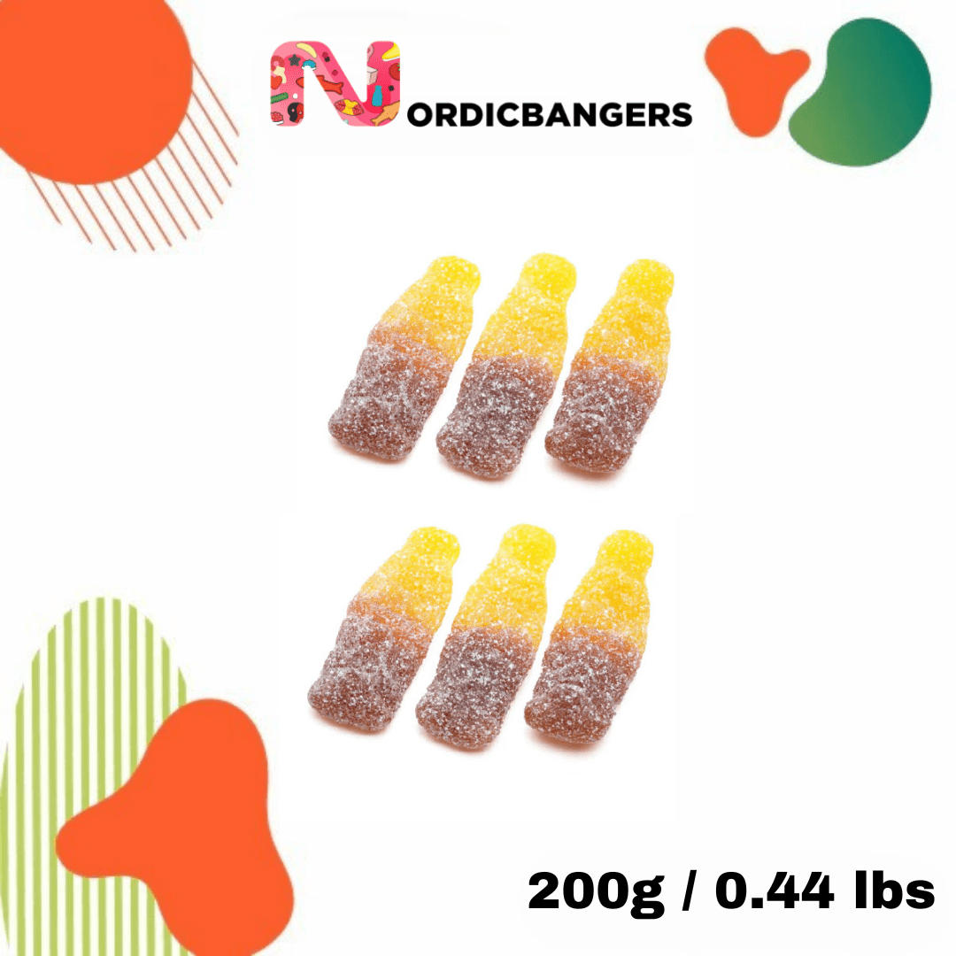 Swedish Candy - COLA MANGO BOTTLE - Nordicbangers