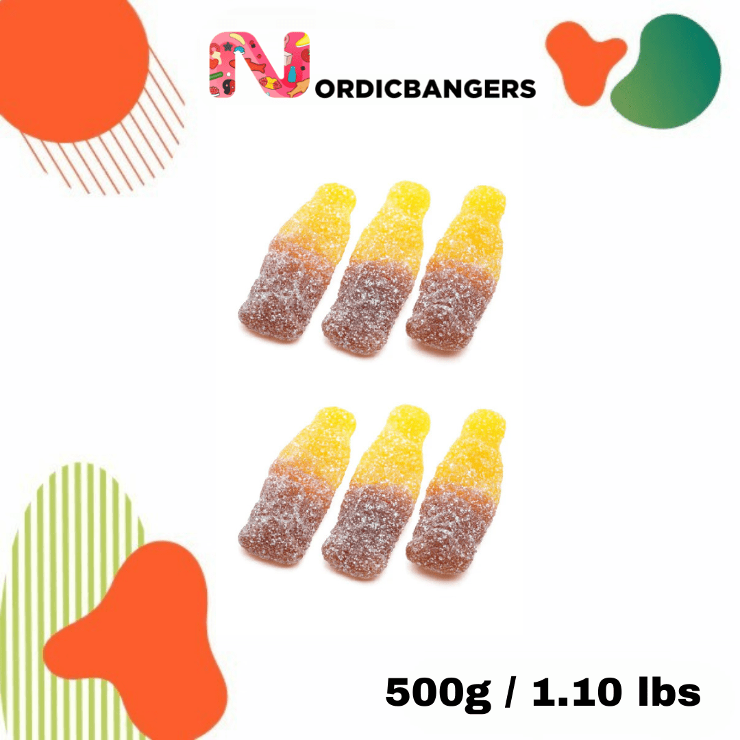 Swedish Candy - COLA MANGO BOTTLE - Nordicbangers