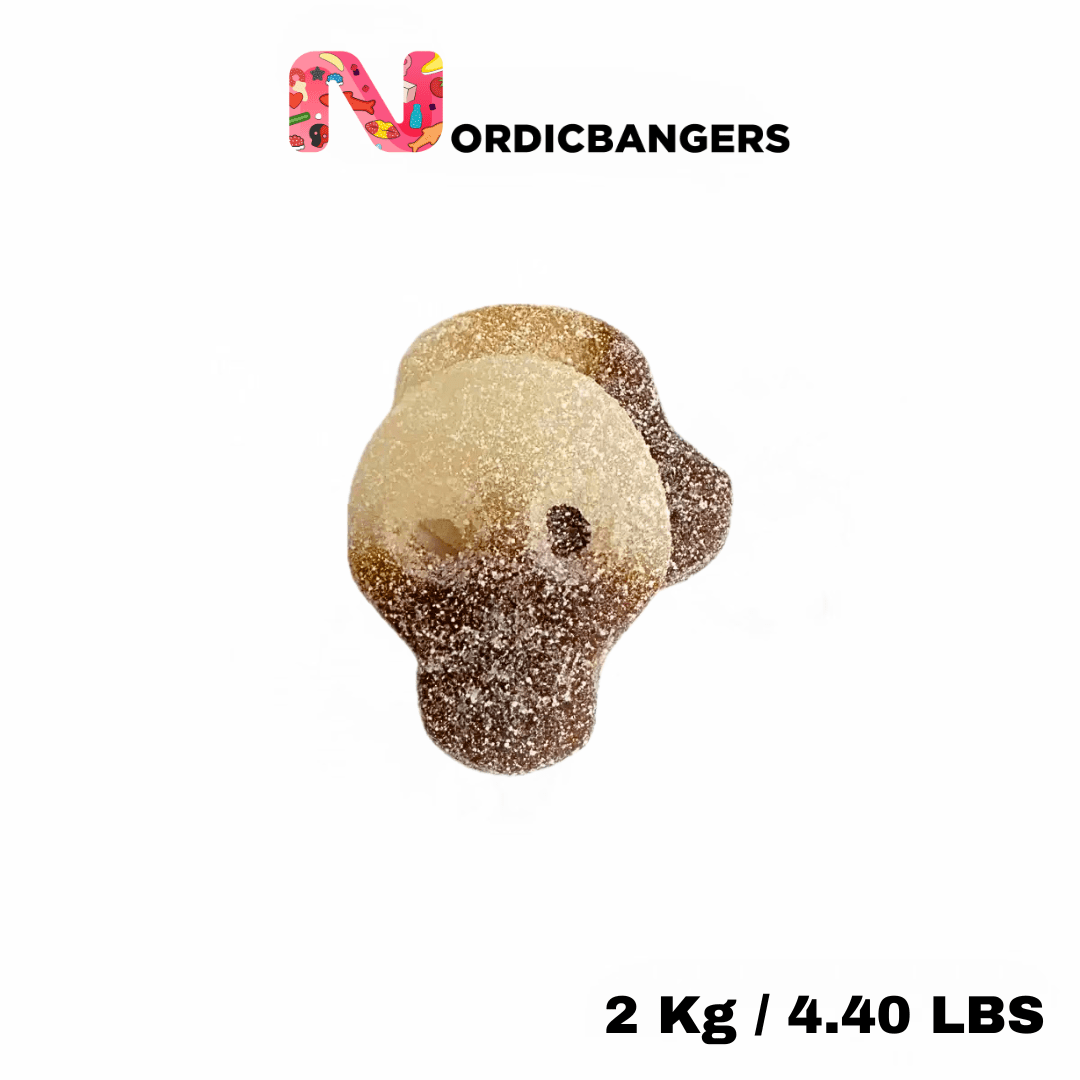 Swedish candy - Cola sour Skulls - Nordicbangers