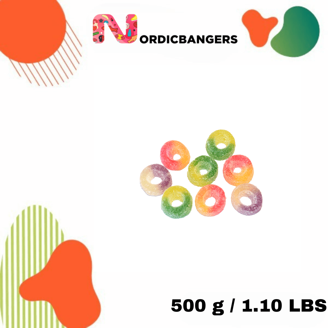 Swedish Candy - Fizzy Rings - Nordicbangers