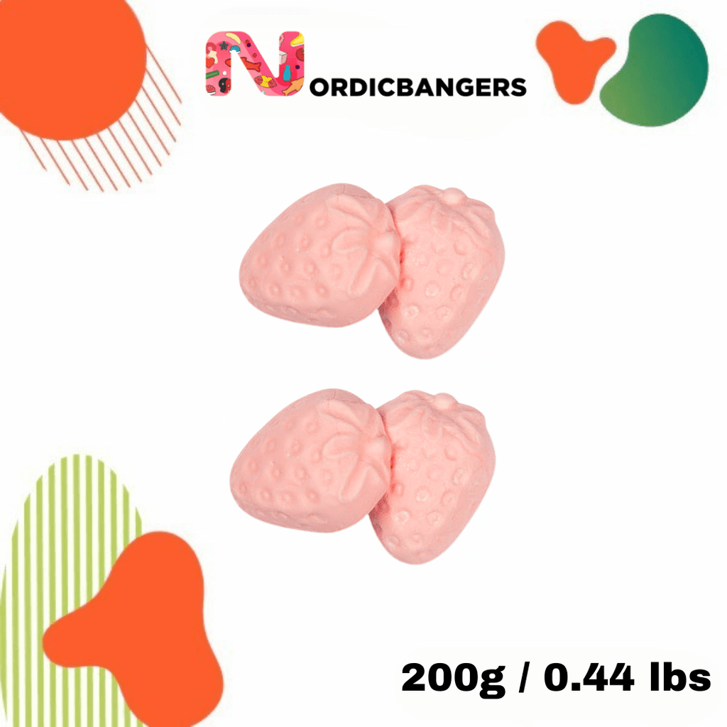 Swedish Candy - FOAM STRAWBERRIES - Nordicbangers