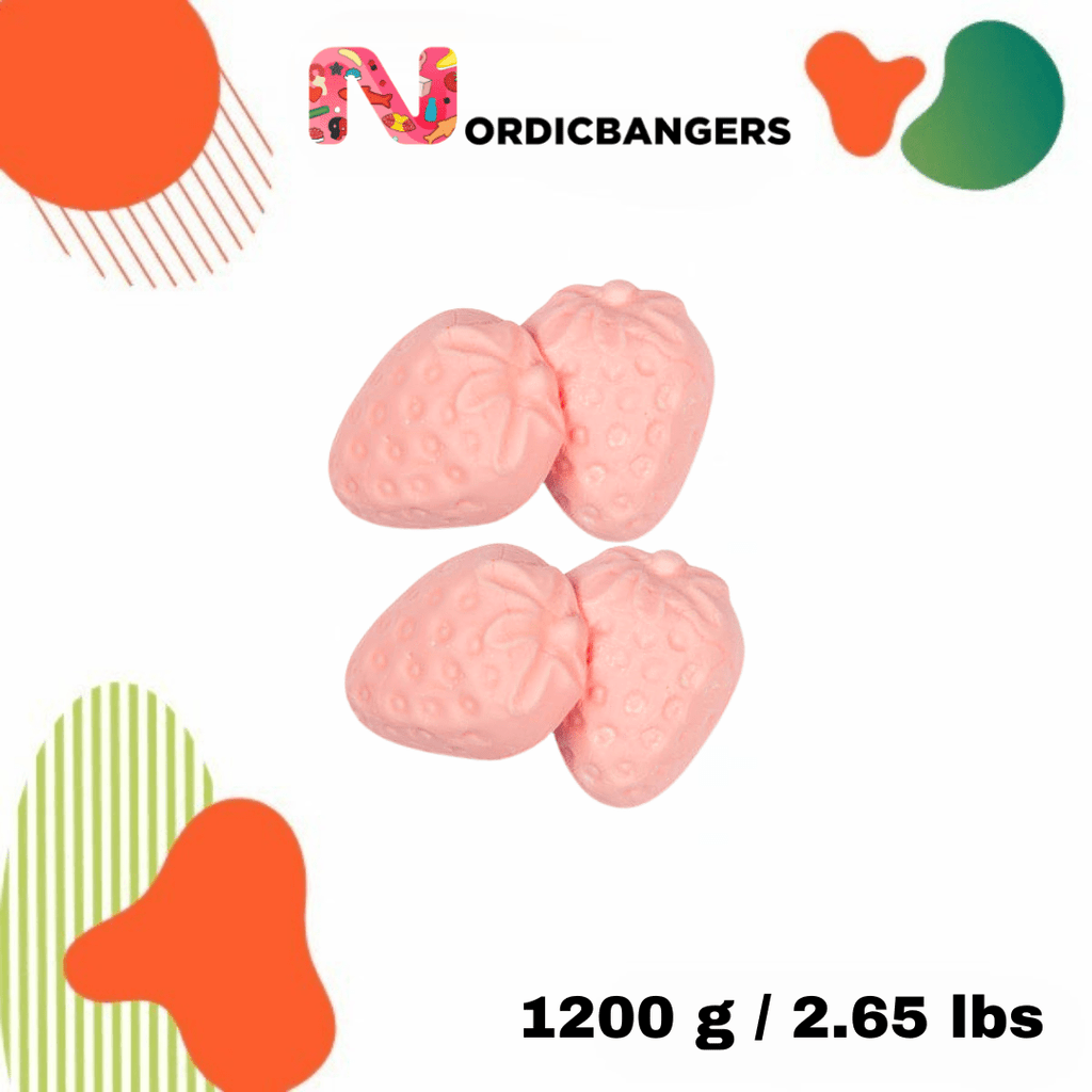 Swedish Candy - FOAM STRAWBERRIES - Nordicbangers