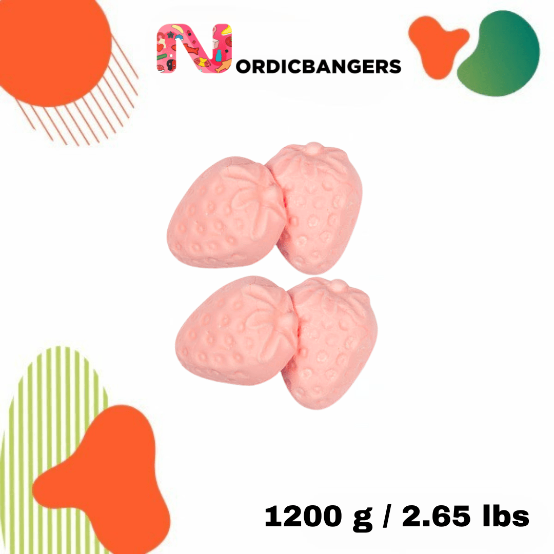 Swedish Candy - FOAM STRAWBERRIES - Nordicbangers