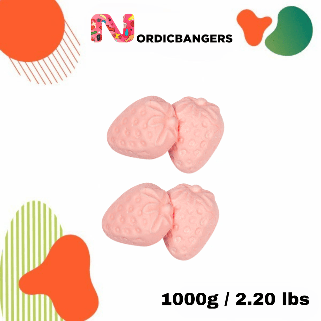 Swedish Candy - FOAM STRAWBERRIES - Nordicbangers