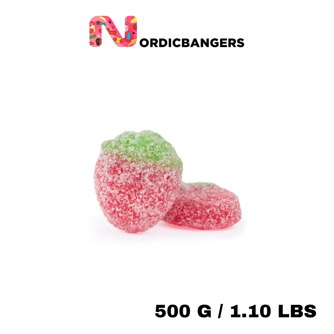 Swedish Candy - FRISIA Sour Strawberries - Nordicbangers