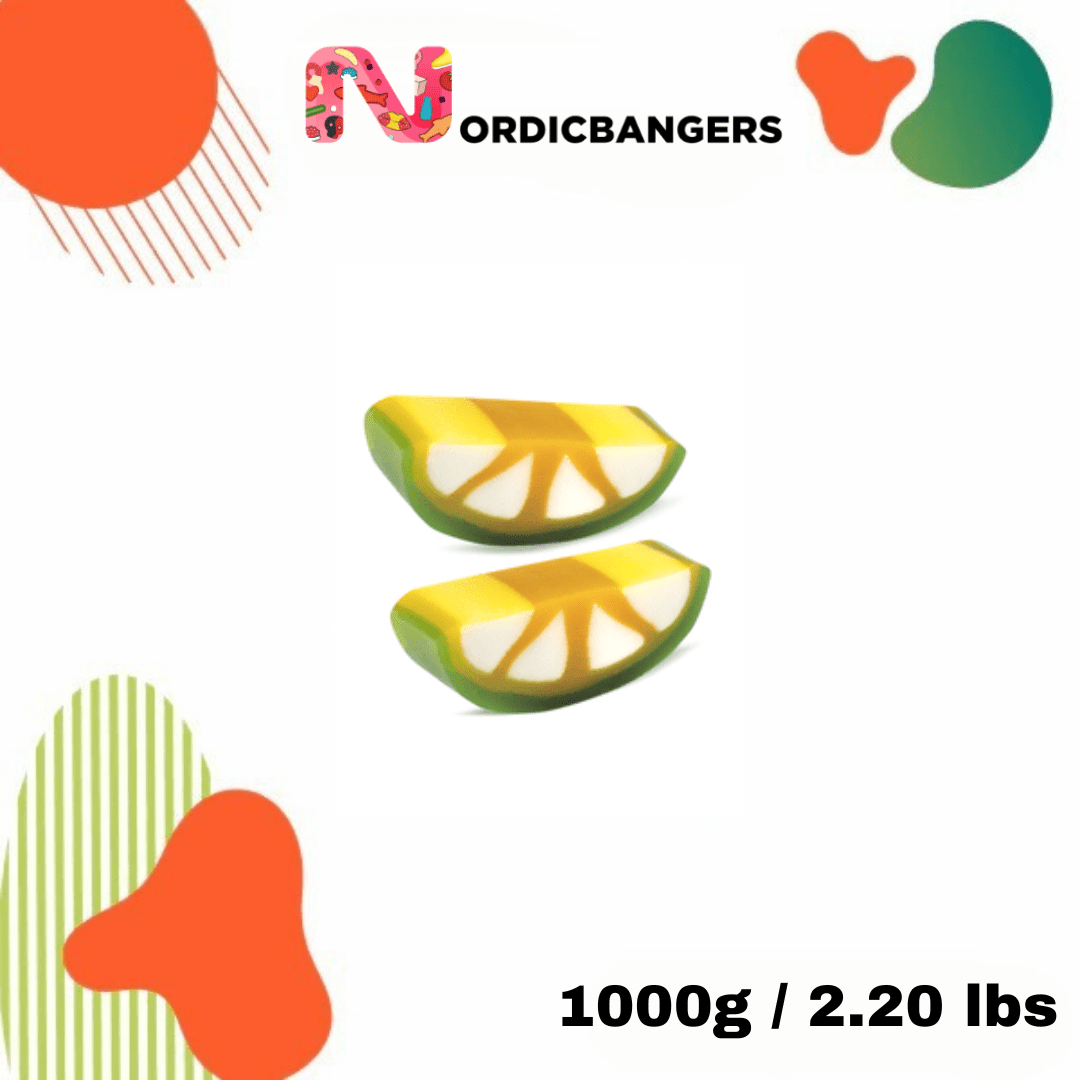 Swedish Candy - FRUIT LICORICE LEM/LIME - Nordicbangers