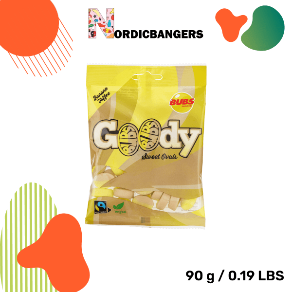 Swedish Candy - Goody Banana/Toffee - Nordicbangers