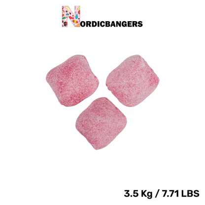 Swedish Candy - Grahn's Jordgubbs Klumpar / Strawberry Chunks - Nordicbangers