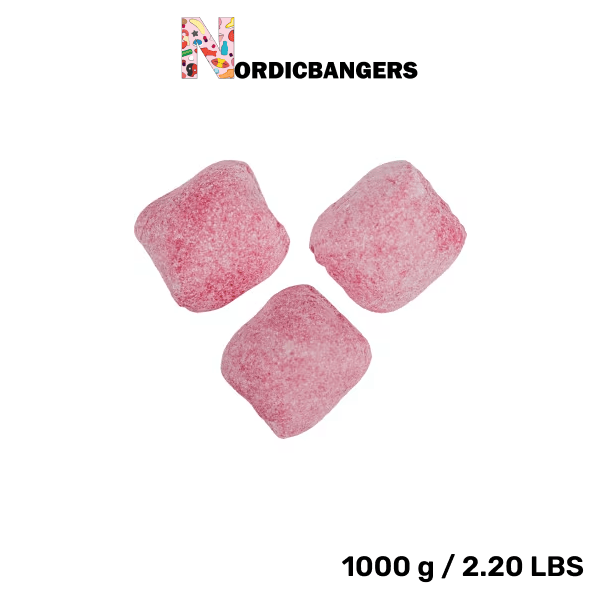 Swedish Candy - Grahn's Jordgubbs Klumpar / Strawberry Chunks - Nordicbangers