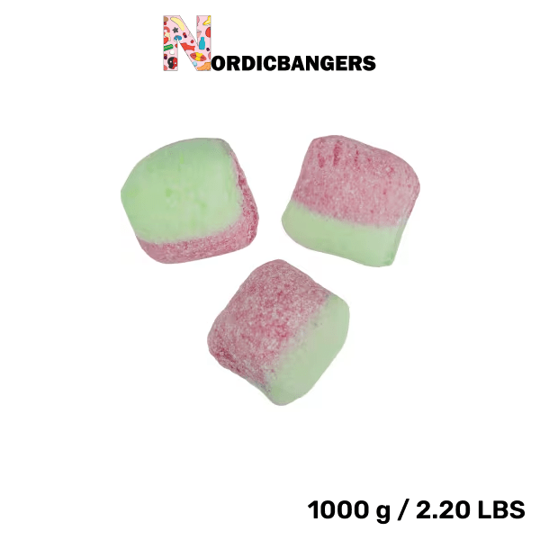 Swedish Candy - Grahn's Sur Vattenmelon Klumpar / Sour Watermelon Chunks - Nordicbangers