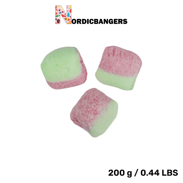 Swedish Candy - Grahn's Sur Vattenmelon Klumpar / Sour Watermelon Chunks - Nordicbangers