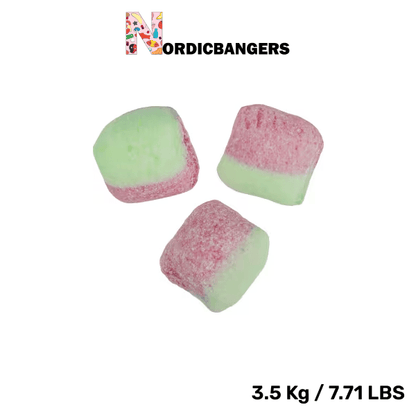 Swedish Candy - Grahn's Sur Vattenmelon Klumpar / Sour Watermelon Chunks - Nordicbangers