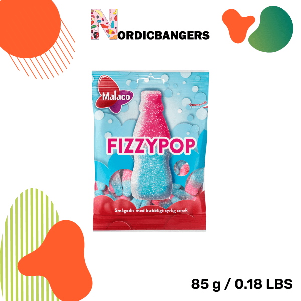 Swedish Candy - Malaco Fizzy Pop Bottles - Nordicbangers