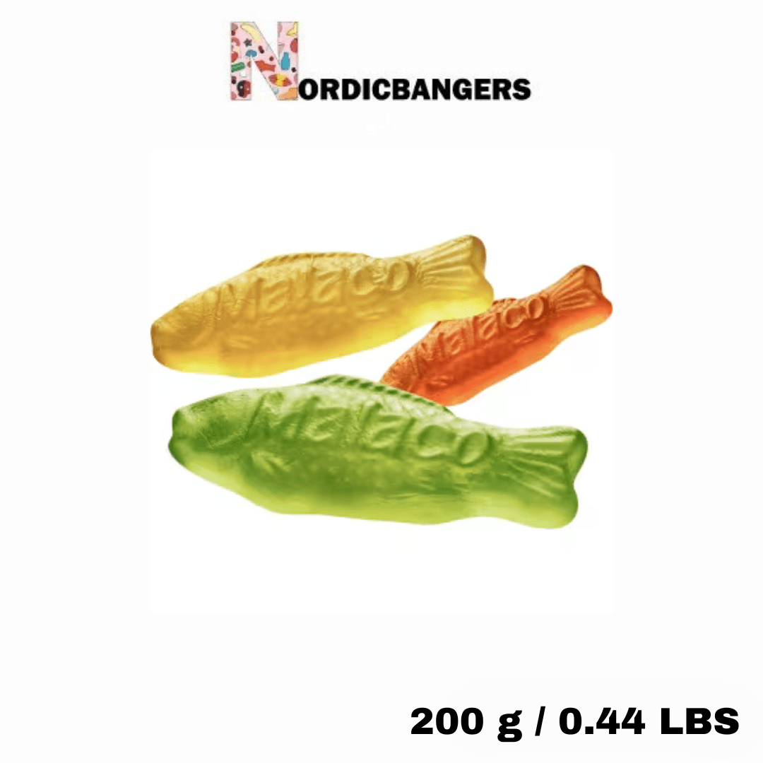 Swedish Candy - Malaco - Pastel Fish - Nordicbangers