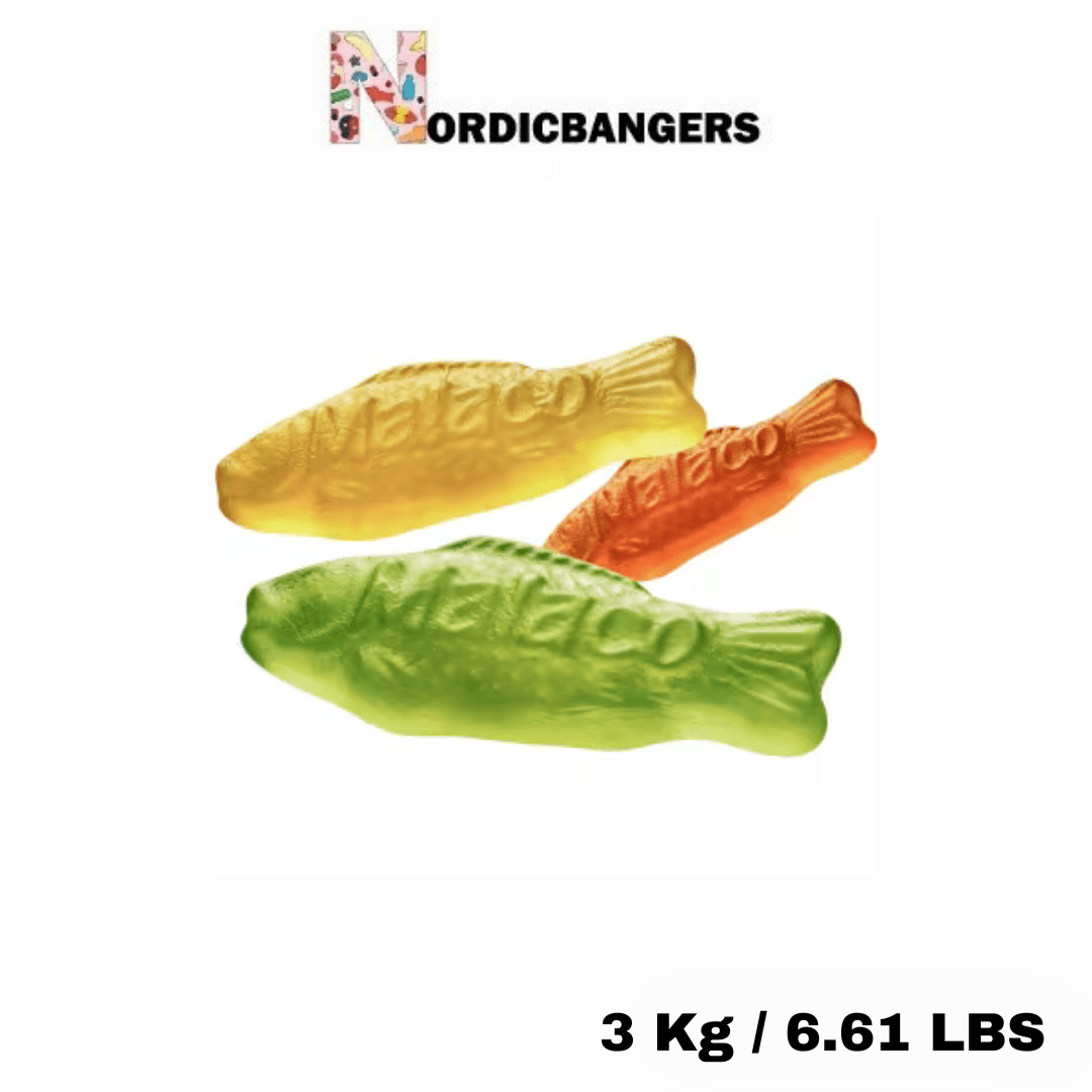 Swedish Candy - Malaco - Pastel Fish - Nordicbangers