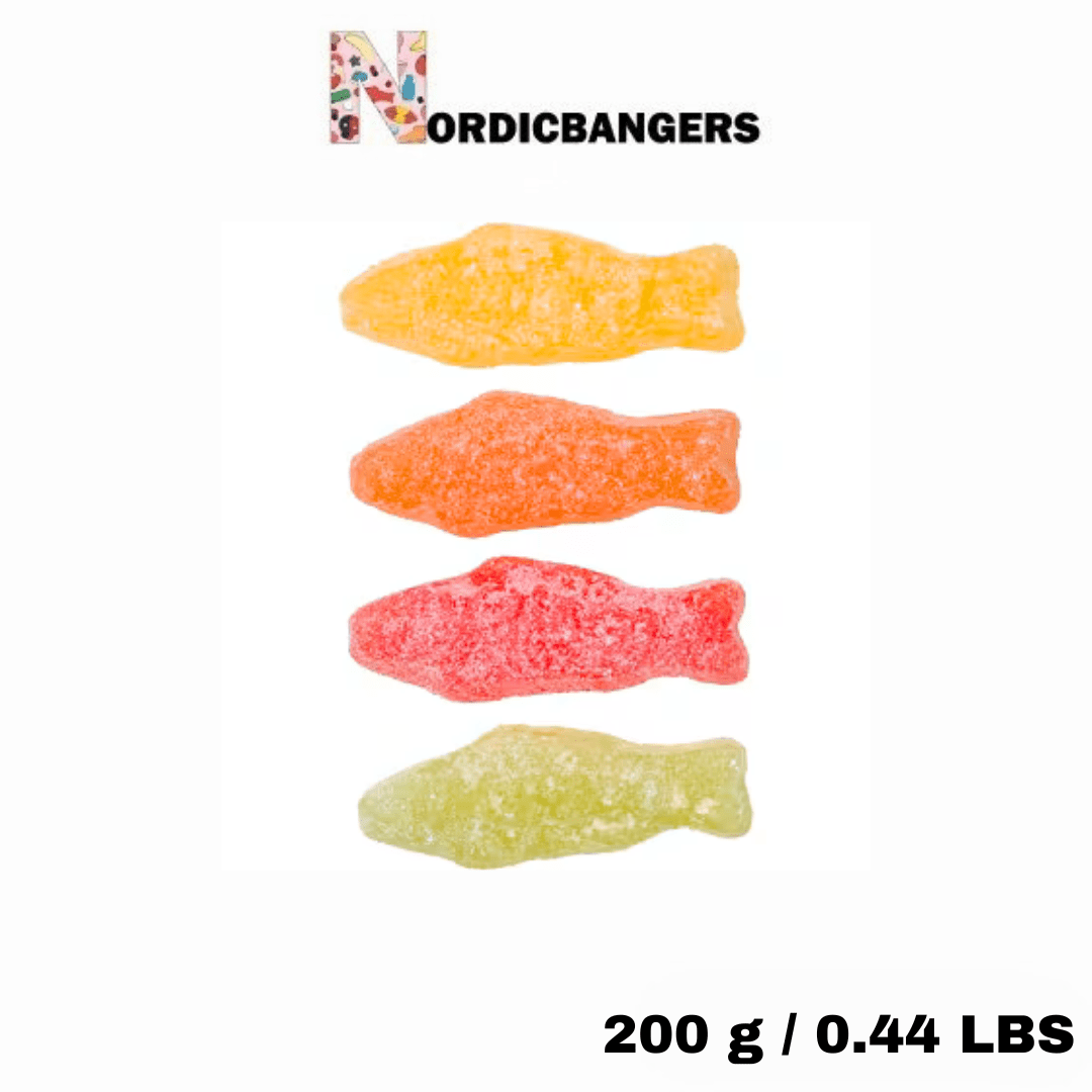 Swedish Candy - Malaco - Sourish Pastel Fisk - Nordicbangers