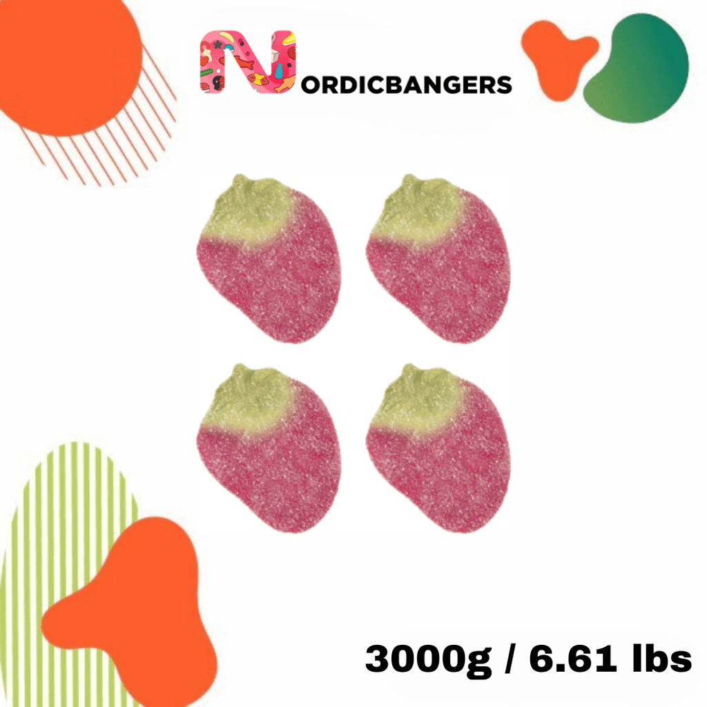 Swedish Candy - MALACO SUGAR STRAWBERRY - Nordicbangers