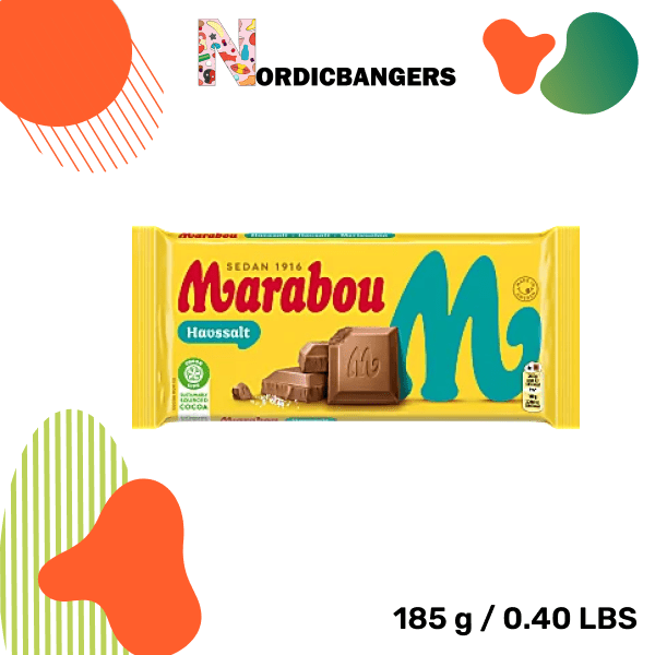 Swedish Candy - Marabou Milk Chocolate Sea Salt - Nordicbangers