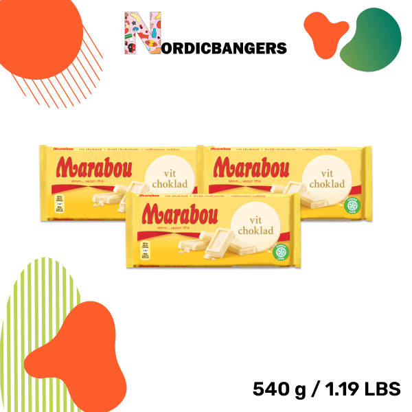 Swedish Candy - Marabou White Chocolate - Nordicbangers