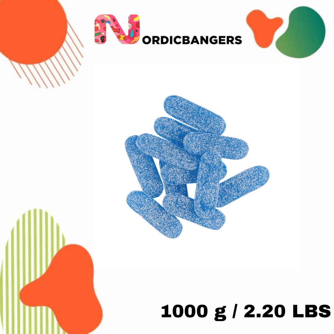 Swedish Candy - Matthijs BLUE SOUR TONGUES - Nordicbangers