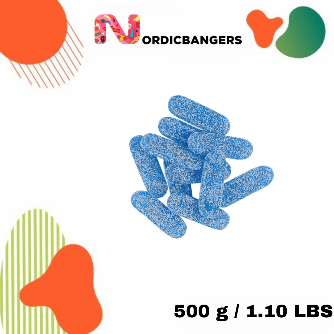 Swedish Candy - Matthijs BLUE SOUR TONGUES - Nordicbangers