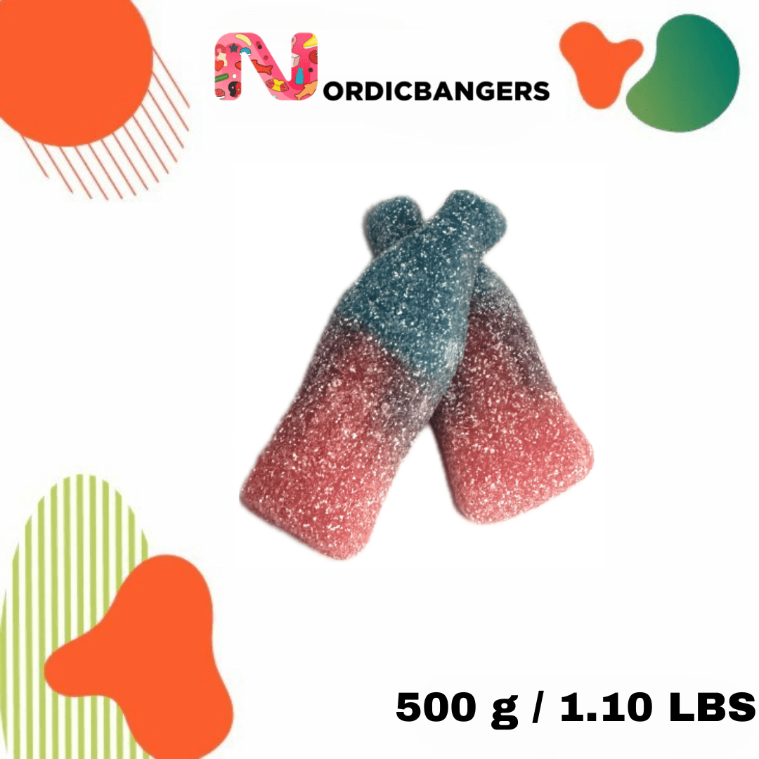 Swedish Candy - Matthijs Mega Fizzy Flaska - Nordicbangers