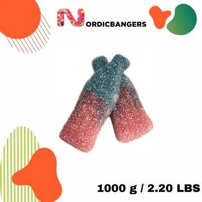 Swedish Candy - Matthijs Mega Fizzy Flaska - Nordicbangers