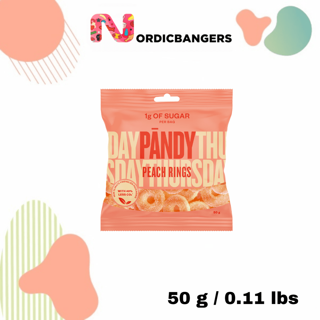 Swedish Candy - PÄNDY PEACH RINGS - Nordicbangers
