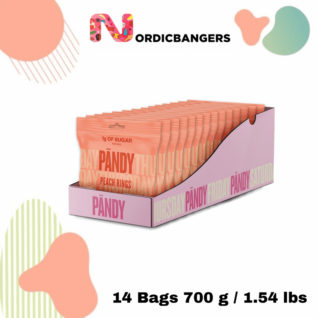 Swedish Candy - PÄNDY PEACH RINGS - Nordicbangers