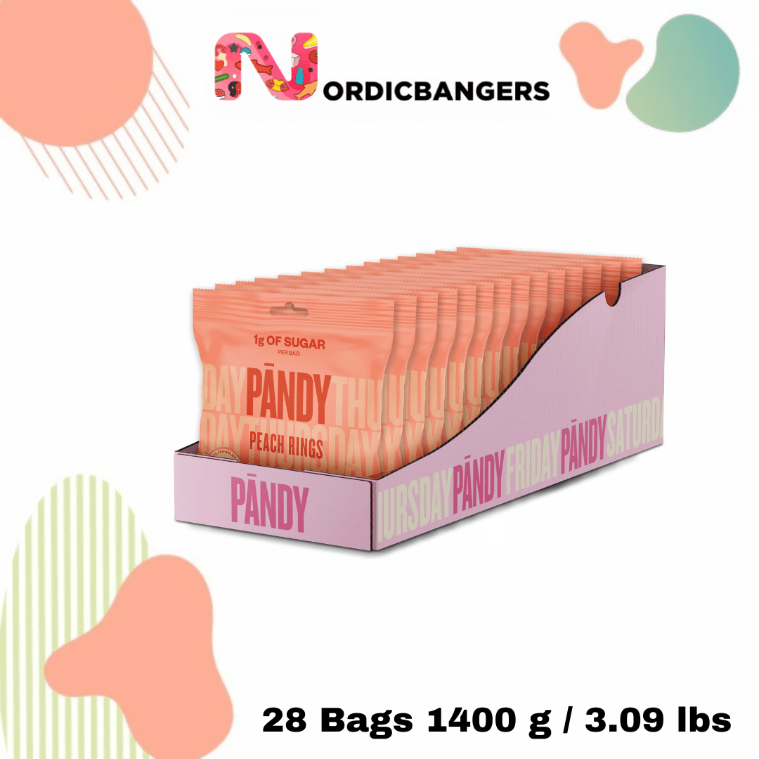 Swedish Candy - PÄNDY PEACH RINGS - Nordicbangers