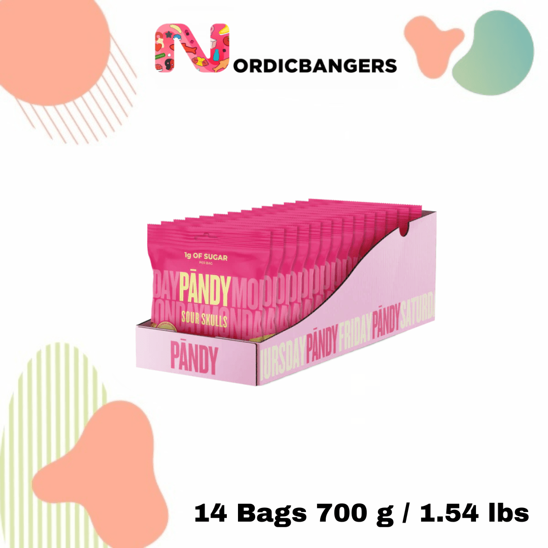 Swedish Candy - PÄNDY SOUR SKULLS - Nordicbangers