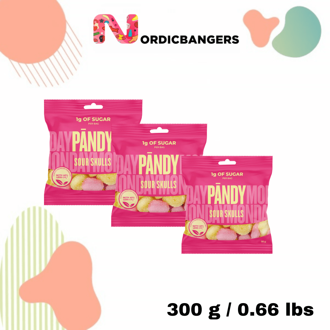 Swedish Candy - PÄNDY SOUR SKULLS - Nordicbangers