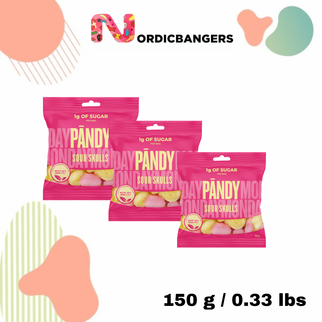 Swedish Candy - PÄNDY SOUR SKULLS - Nordicbangers