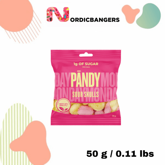 Swedish Candy - PÄNDY SOUR SKULLS - Nordicbangers
