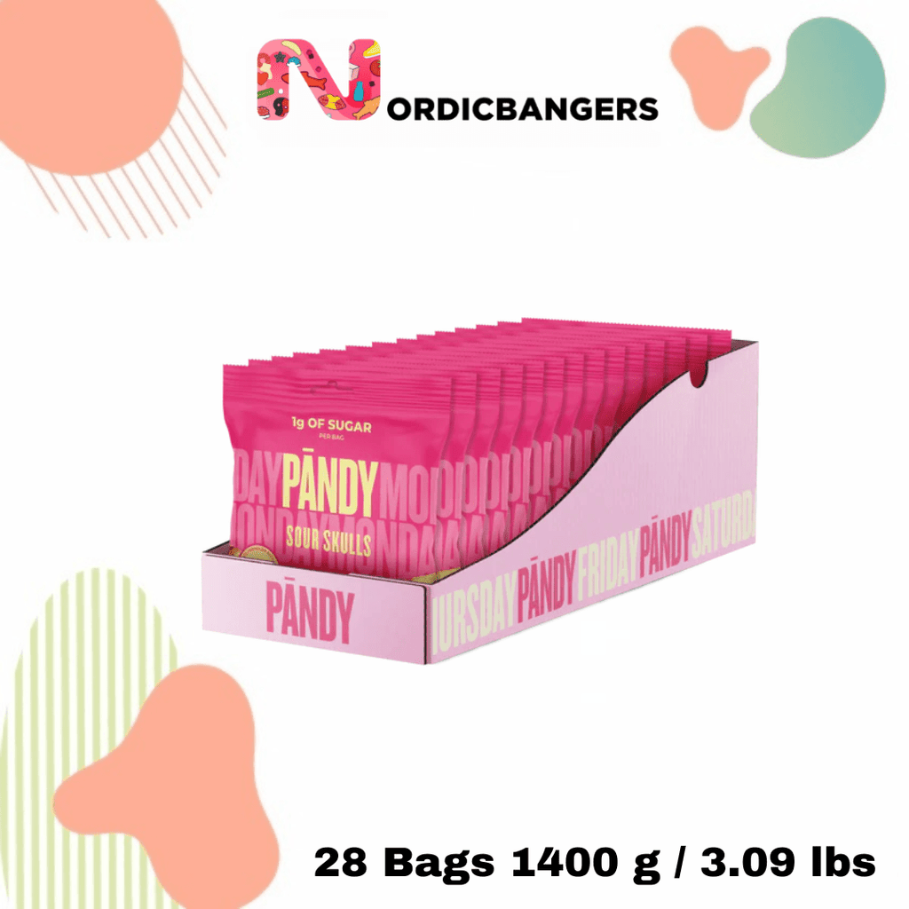 Swedish Candy - PÄNDY SOUR SKULLS - Nordicbangers