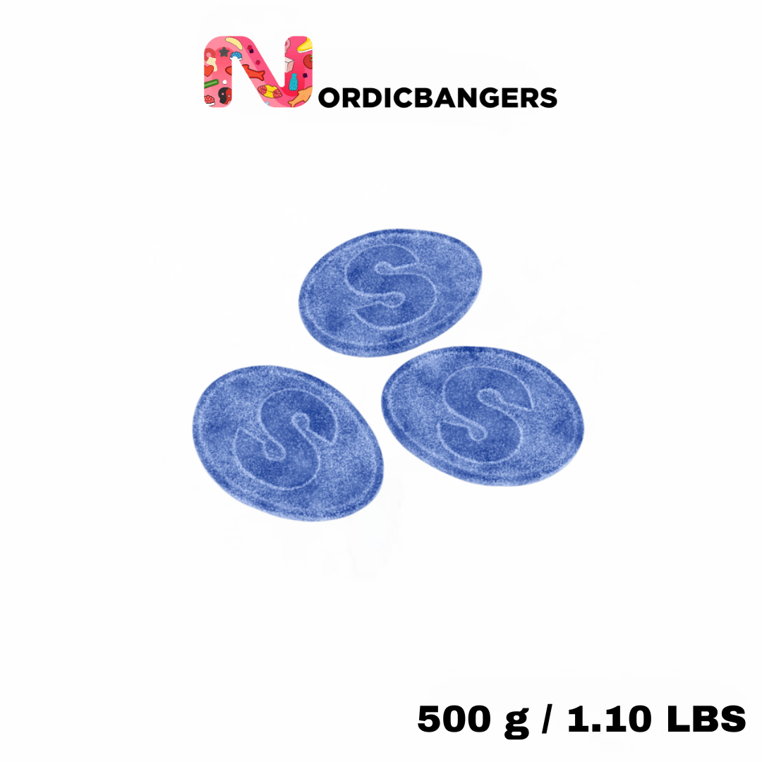 Swedish Candy - S - mark SOUR BLUE RASPBERRY - Nordicbangers