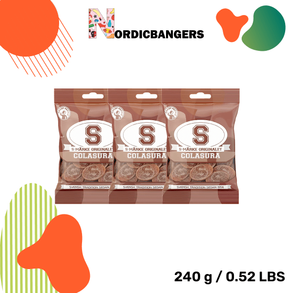 Swedish Candy - S - mark Sour Cola - Nordicbangers