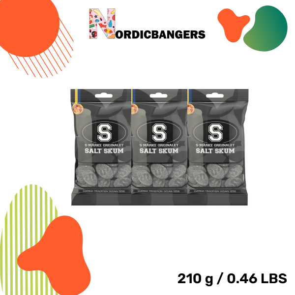 Swedish Candy - S - Marks Salty Licorice Foam - Nordicbangers