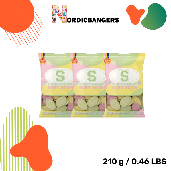 Swedish Candy - S - Marks sour foam - Nordicbangers