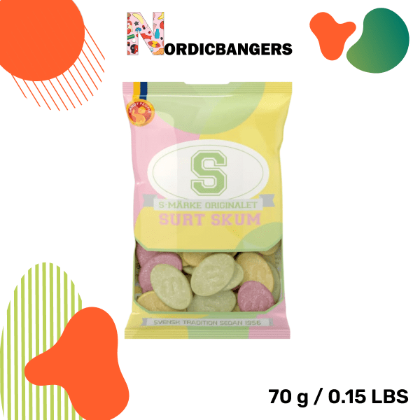 Swedish Candy - S - Marks sour foam - Nordicbangers