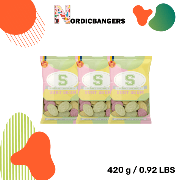 Swedish Candy - S - Marks sour foam - Nordicbangers
