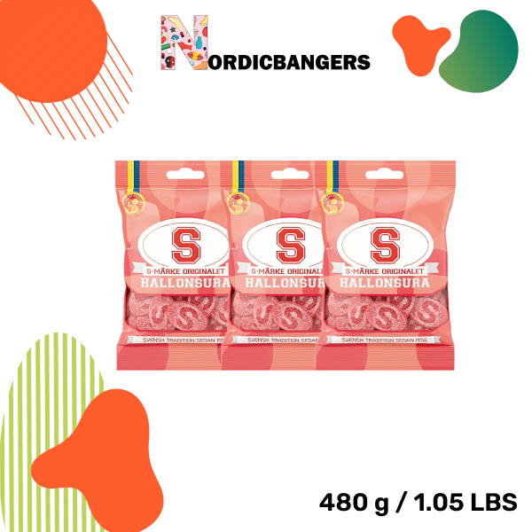 Swedish Candy - S - Marks Sour Raspberry - Nordicbangers