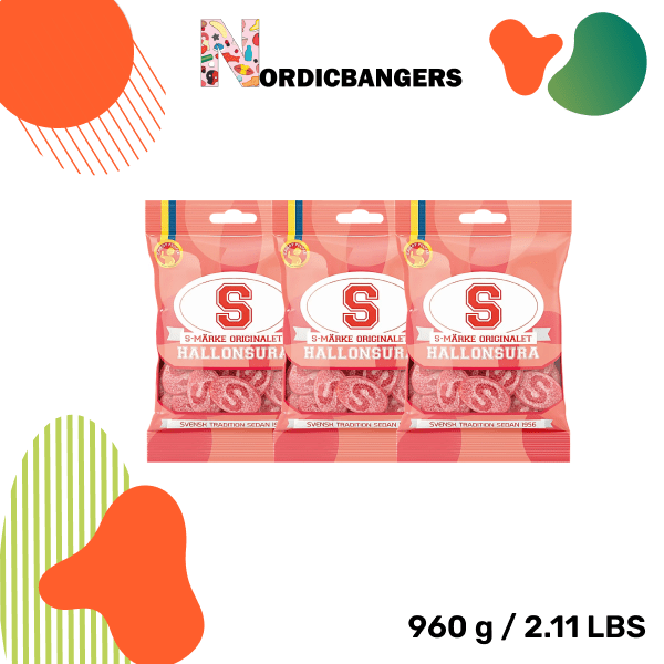Swedish Candy - S - Marks Sour Raspberry - Nordicbangers