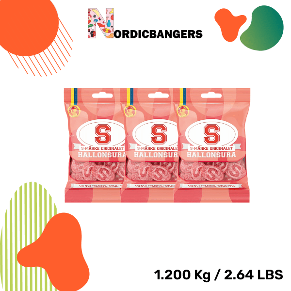 Swedish Candy - S - Marks Sour Raspberry - Nordicbangers